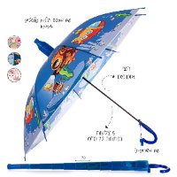 מטריית ילדים בנים בנות עם כיסוי פלסטיק