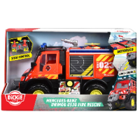 רכב כיבוי אש ענק אור קולי 50 ס"מ - Dickie Toys Unimog