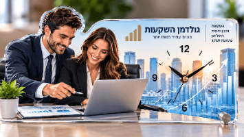שעון שולחני ממותג לפרסום ולעסקים