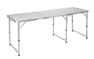שולחן פיקניק מתקפל | בגודל 180 ס"מ | מאלומיניום כולל 6 כיסאות בעל 3 גבהים S-free