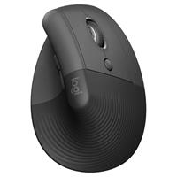 עכבר ארגונומי אלחוטי Logitech Lift Vertical צבע אפור כהה