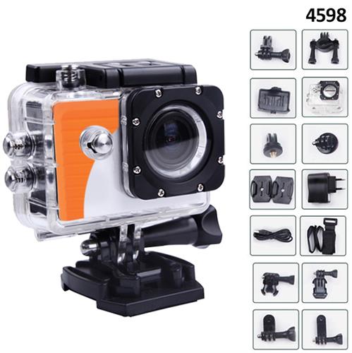מצלמת ספורט "Action" אקשן  FULL-HD 1080P WiFi זכרון מיקרו SD עד 32GB (לא כלול) דגם CH-4598