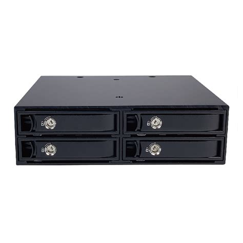 מגירת כוננים – Wingsonic MRA267 4-Bay 2.5″ SATA/SAS – Black