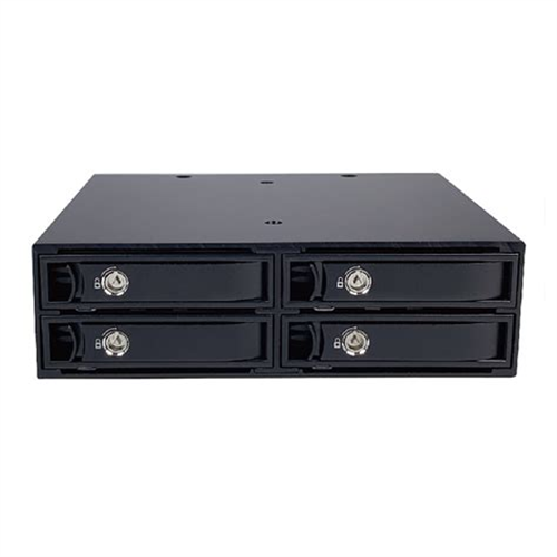 מגירת כוננים – Wingsonic MRA267 4-Bay 2.5″ SATA/SAS – Black