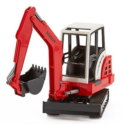 מיני טרקטור מחפרון Schaeff HR16 Mini excavator עם כף נשלפת - אדום ברודר