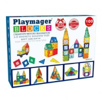 מגנט להרכבה בתלת מימד 100 חלקים Playmager