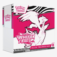 Pokemon TCG:Scarlet & Violet White Flare ETB  קלפי פוקימון מקוריים אליט טריינר