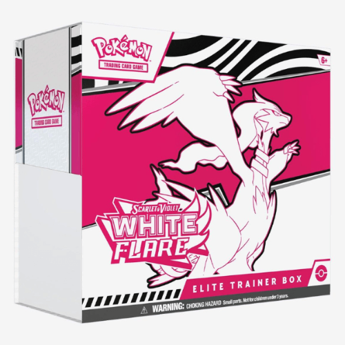 Pokemon TCG:Scarlet & Violet White Flare ETB  קלפי פוקימון מקוריים אליט טריינר