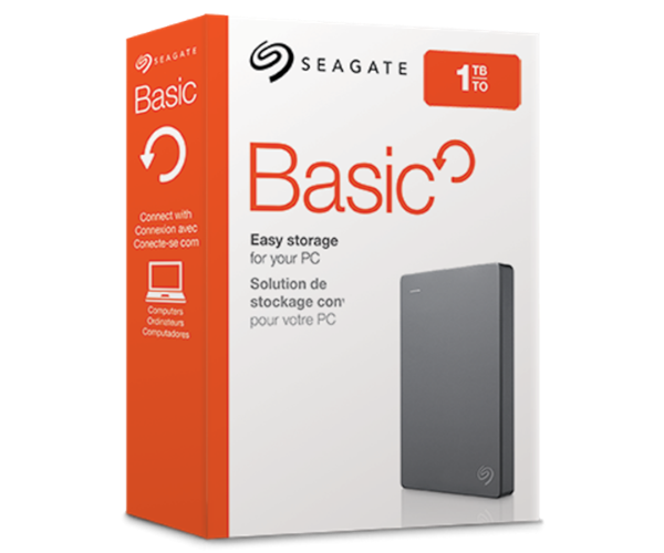 דיסק קשיח חיצוני Seagate Basic 1TB 2.5 inch EXTERNAL DRIVE USB3.0