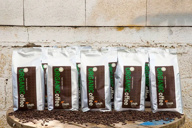 קפה דאדא תערובת קפה אורגני - DAdA Caffe Organic Whole Bean