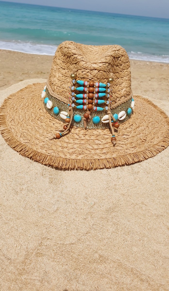 כובע קש indian shell