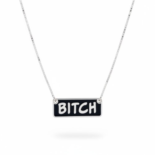 שרשרת BITCH מלבנית