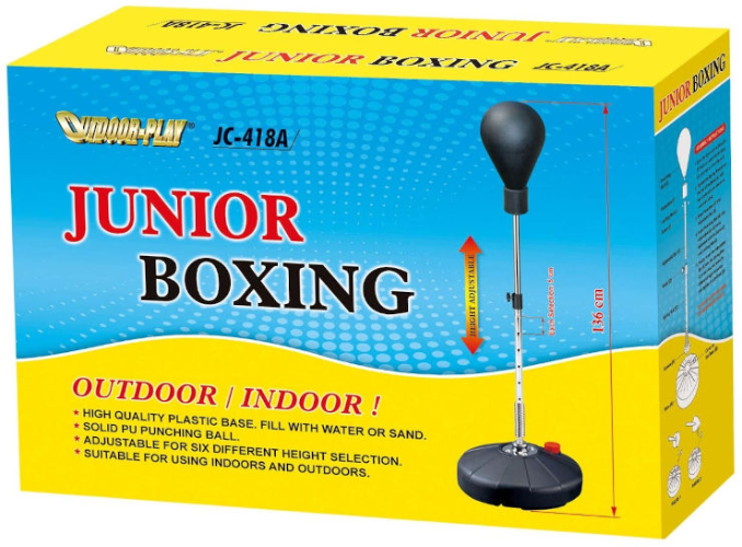 סט שק איגרוף מתכוון  עד גובה 136 ס''מ -  OUTDOOR INDOOR JC-418A
