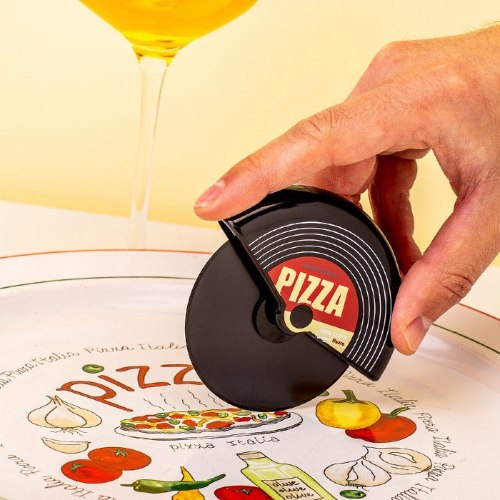 סכין פיצה תקליט Vinyl - מארז לא מושלם