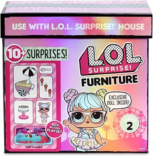 קופסת הפתעות בובת לול פלייסט במת ריהוט L.O.L. Surprise! Series 2