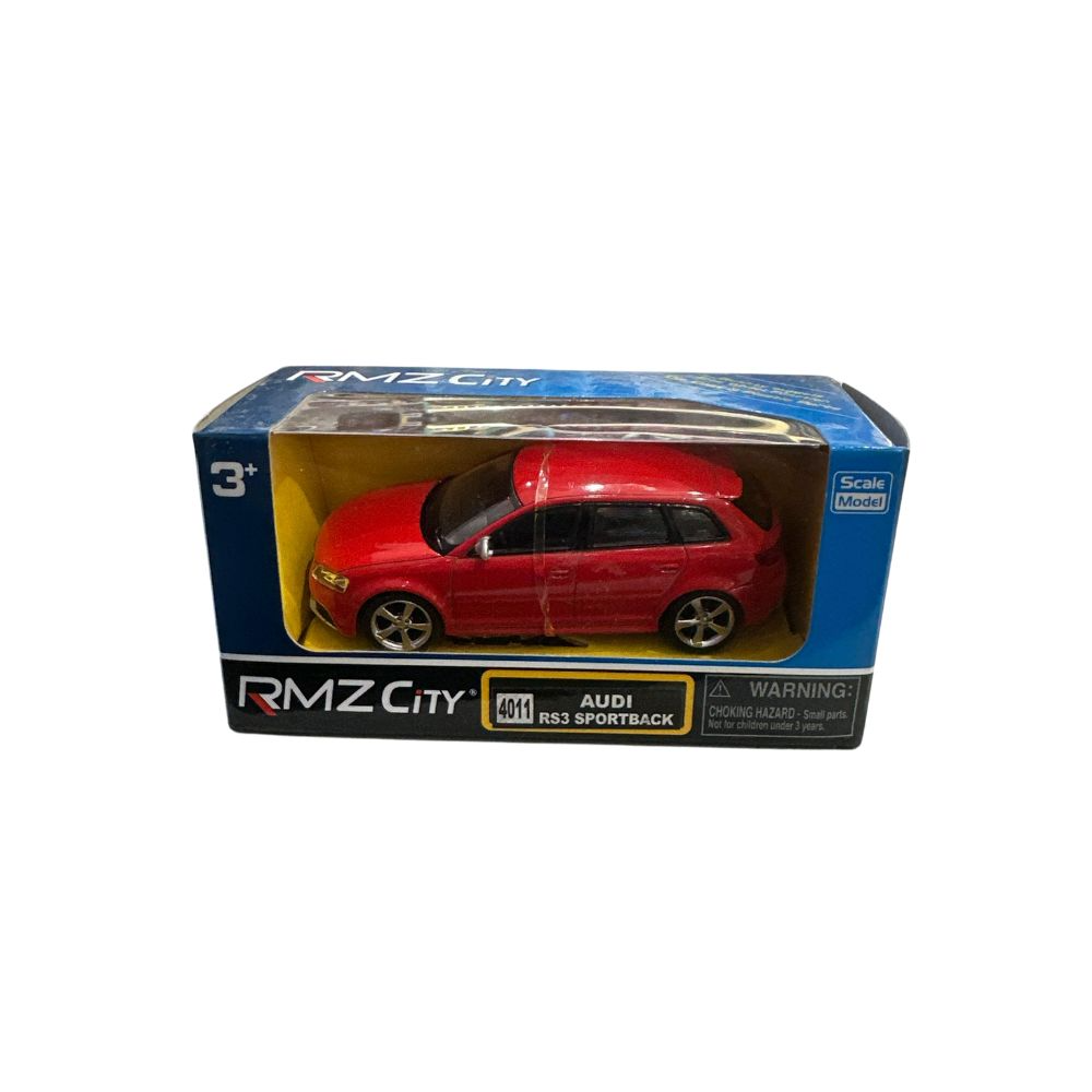 דגם מכונית אודי אדומה - RMZ DIE CAST 1:43 AUDI RS3 SPORTBACK #4011