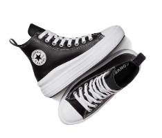 קונברס מוב עור שחור CONVERSE CHUCK TAYLOR ALL STAR MOVE