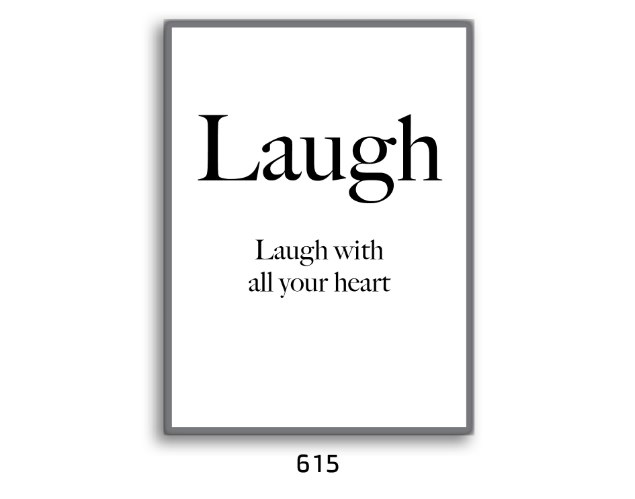 תמונת השראה LAUGH לצחוק מכל הלב דגם 615