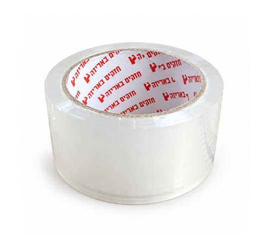 סרט הדבקה שקוף לאריזה ברוחב 2 אינץ׳ ובאורך 60 מטר