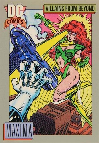 קלף בודד די.סי קומיקס DC Comics - Maxima's Starship - Villains From Beyond - 136