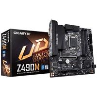 לוח אם משופץ דור 10 Gigabyte Z490M Micro-ATX DVI HDMI DP