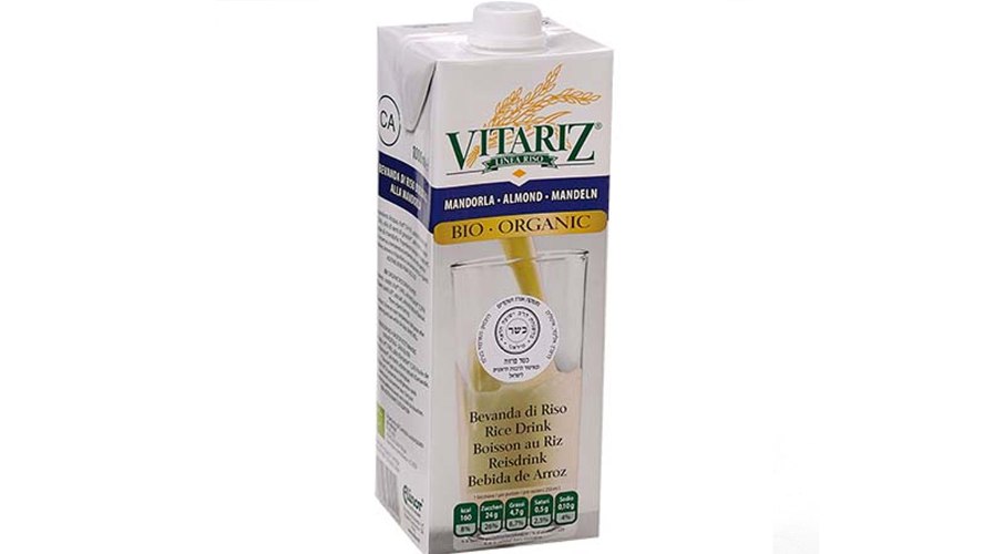 חלב אורז שקדים אורגני VITARIZ