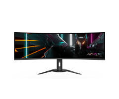 מסך AORUS CO49DQ Ultra-Wide DQHD OLED 0.03ms 144Hz KVM HDR