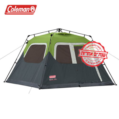 אוהל להקמה מהירה ל-6 אנשים מבית קולמן Coleman | מקט 2000026676 |קפיץ קפוץ