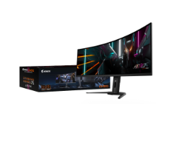 מסך AORUS CO49DQ Ultra-Wide DQHD OLED 0.03ms 144Hz KVM HDR