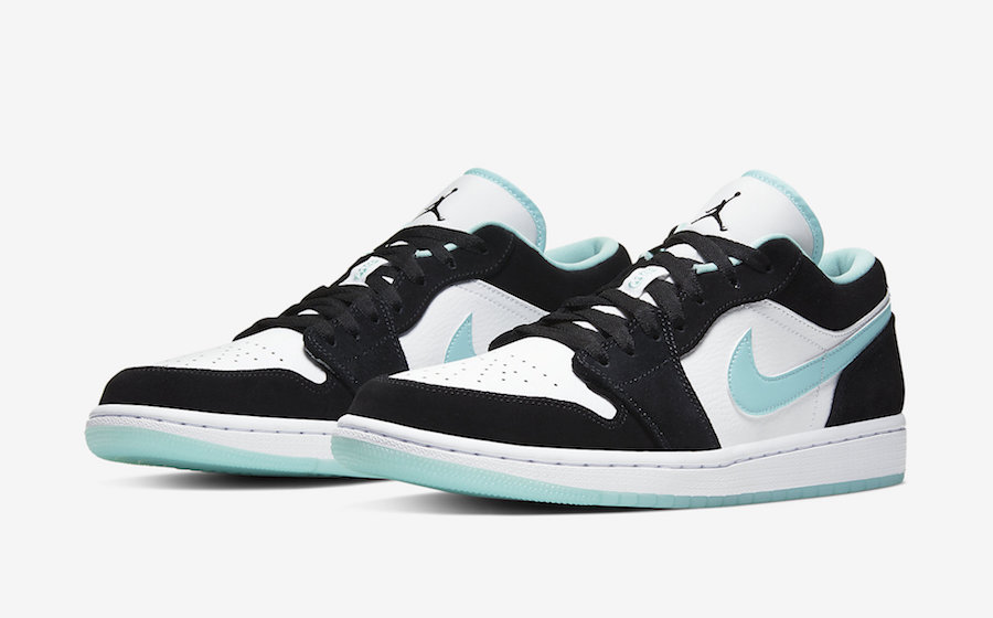 nike air jordan 1 low mint green