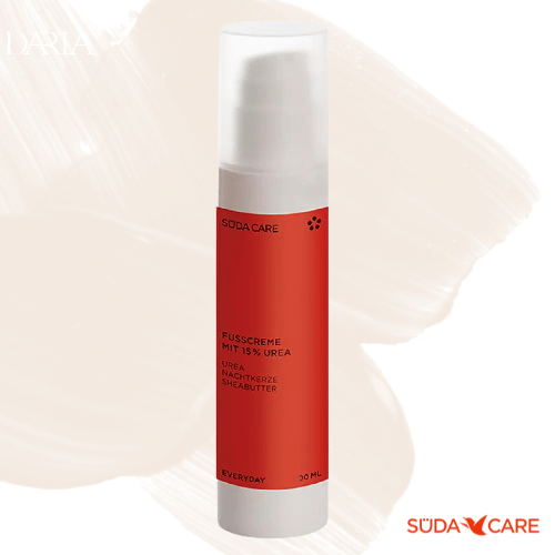 Suda Foot Cream - קרם רגליים עוצמתי עם 15% אוריאה לטיפול בסדקים ויובש (100 מ"ל)