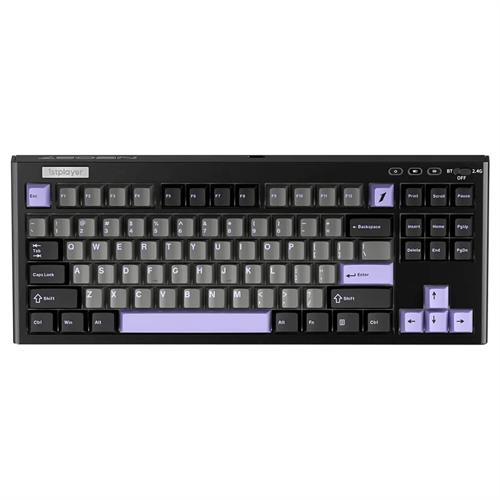 מקלדת גיימינג מכאנית 1StPlayer NEO87 RGB Midnight Vilot