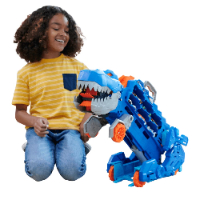 הוט ווילס - משאית נושאת מכוניות ענקית טי רקס - Hot Wheels HNG50