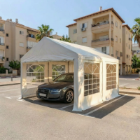 אוהל אירוח PVC חסין אש בגודל 4X4 מטר