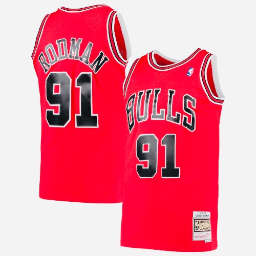 Dennis Rodman Chicago Bulls Black 97-98