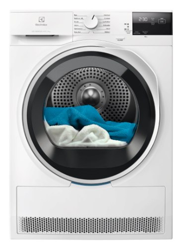 מייבש כביסה 9 ק"ג Heat Pump דגם EDH6294BM אלקטרולוקס Electrolux