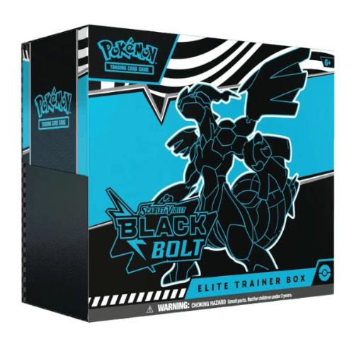 Pokemon TCG:Scarlet & Violet Black Bolt ETB  קלפי פוקימון מקוריים אליט טריינר