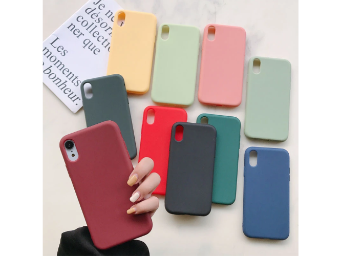 יוקרה סיליקון טלפון מקרה עבור iPhone 11 13 12 פרו מקס מיני רך סוכריות כיסוי עבור iPhone iPhone XR XS
