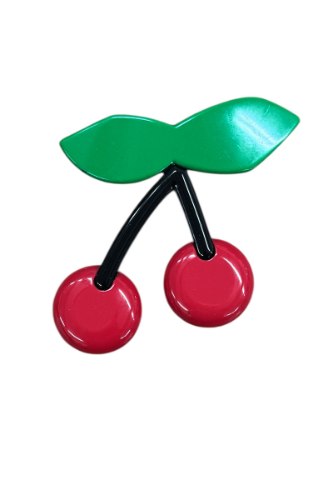 סיכת דש וינטאז' סוניה ריקל דובדבנים