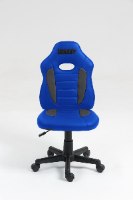כיסא ארגונומי לילדים עד גיל 8 בצבע שחור וכחול S301-BBL מבית LEVEL UP