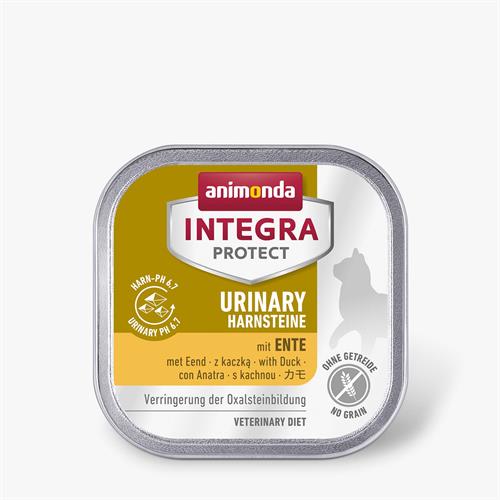 אנימונדה אינטגרה URINARY OXALATE - מזון רטוב ומלא על בסיס ברווז לחתולים עם בעיות בדרכי השתן - 100 גר'