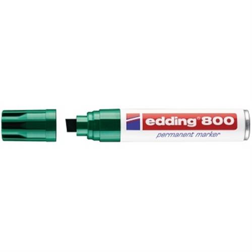 טוש פרמננט 800 טיפ 4-12 מ"מ ירוק אדינג Edding