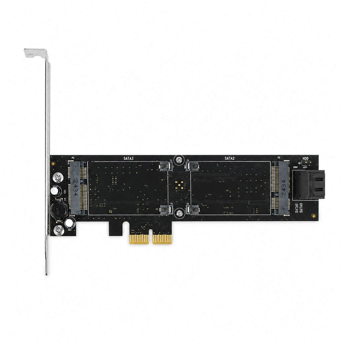STLab A-560 mSATA + SATA3 2+2 Ports PCI-E Card