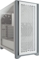 מארז למחשב CORSAIR 4000D TG AIRFLOW Mid-Tower ATX Case- לבן