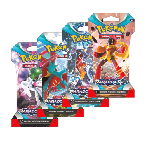 Pokemon TCG: Scarlet&Violet 4 Paradox Rift Sleeved Booster קלפי פוקימון מקוריים סליב בוסטר