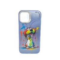 כיסוי מצוייר איכותי לאייפון IPHONE 12 כלב מצחיק