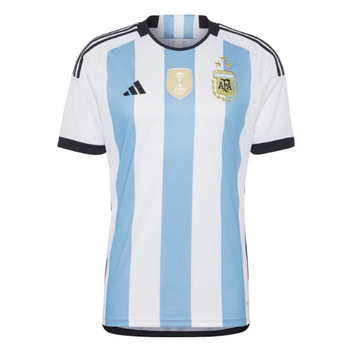 חולצת משחק נבחרת ארגנטינה בית - מונדיאל 2022 (3 כוכבים)