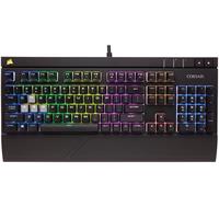מקלדת גיימינג מכאנית Corsair STRAFE RGB Cherry MX Silent עבר