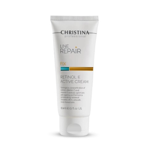 קרם לילה רטינול לחידוש והצערת העור 60 מ"ל Christina Fix Retinol E Active Cream