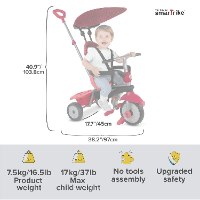 תלת אופן בעל 4 מצבי נסיעה ZOOM צבע אדום 798571R מבית קפיץ קפוץ